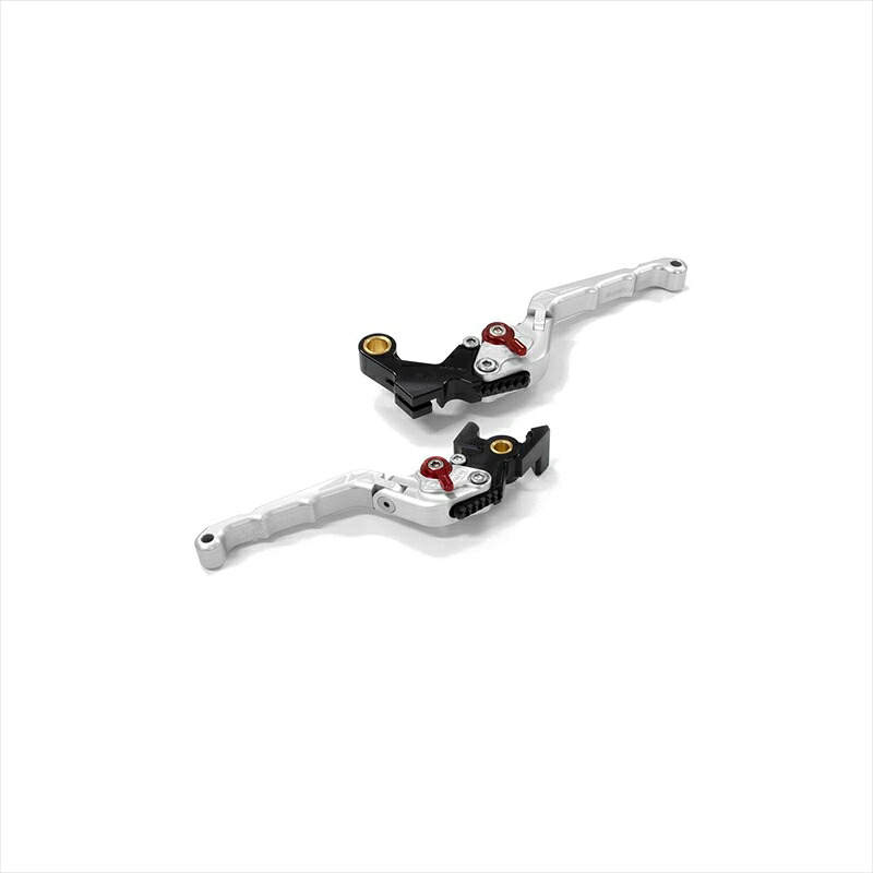 バイクパーツBIKERS(バイカーズ) レバーセット 可倒式 カーブタイプ シルバー H1035-SLV4550255633295CBR650R/CB650R 19-24｜バイク用品はとやグループ2号店