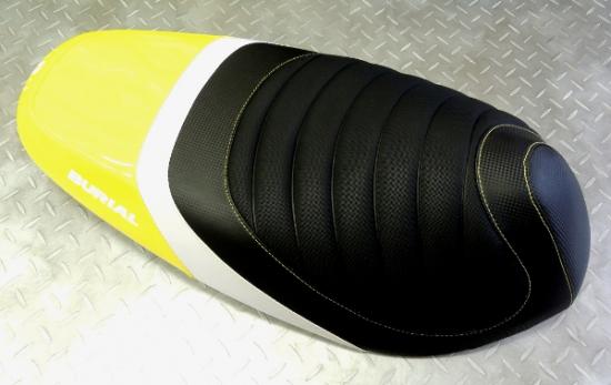バイク用品 外装BURIAL ベリアル スポルティブシート YEL グランドAXIS100Y07-15-07 4547567658542|バイク用品はとやグループ2号店
