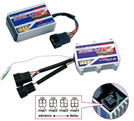 バイク用品 電装系 CF-POSH シーエフポッシュ デジタルスーパーバトルプロフェッショナル リモコンJOG-ZR 01-04 JOG-Z2 04 スーパーJOG-ZR 00 493461 4947934020666