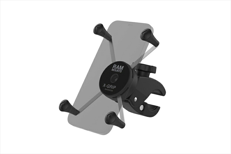 バイクパーツ RAM MOUNTS(ラムマウント) Xグリップ M ＆タフクロー S セット φ15.9-28.9mm対応 一体式 RAM-HOL-UN10-400-2U 4550255714284