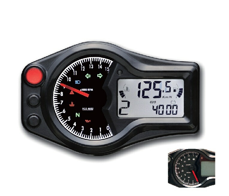 楽天市場】ACEWELL エースウェル 多機能針式タコメーター デジタル