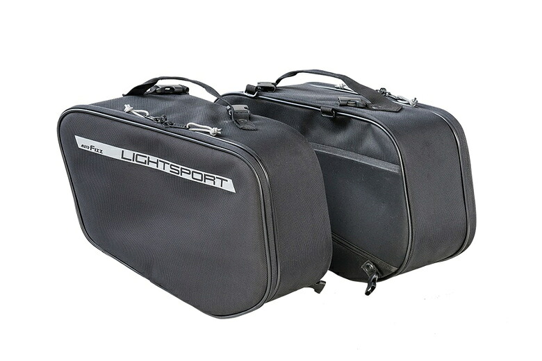 【5日前後で発送】バイク用品 モトフィズ MOTOFIZZ ライトスポルトサイドバッグ ブラック MFK-262 4510819105644