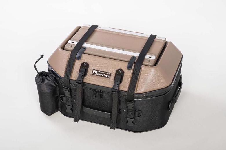 バイク用品 モトフィズ MOTOFIZZ キャンプテーブルシートバック ブラウン 300X540X370 MFK-270 4510819105729