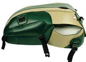 バイクパーツ BAGSTER(バグスター) タンクカバー クローバーグリーン/シャンパンゴールド 1464B 4547424455826 BONNEVILLE T100 02-07