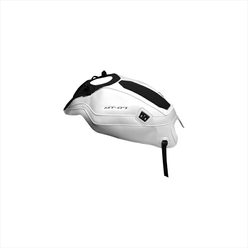 バイクパーツ バグスター タンクカバー ホワイト/マットブラック 1681A 4548916234257 MT-07 14-17