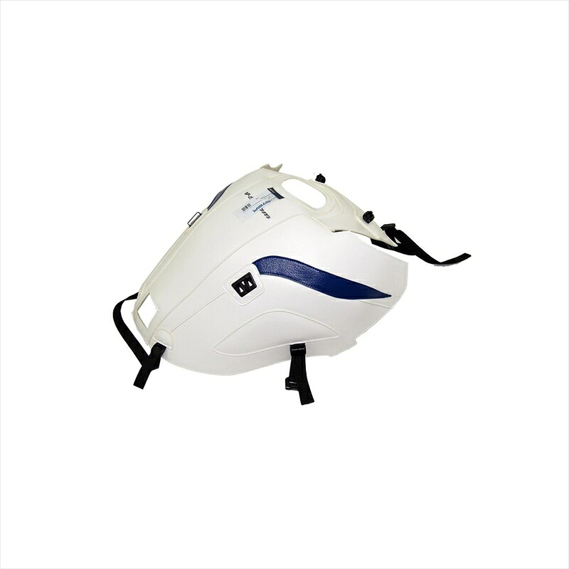 バイクパーツBAGSTER(バグスター) タンクカバー ホワイト/バルティックブルー 1735F4549950967132V-STROM 650/XT 17-25｜バイク用品はとやグループ2号店
