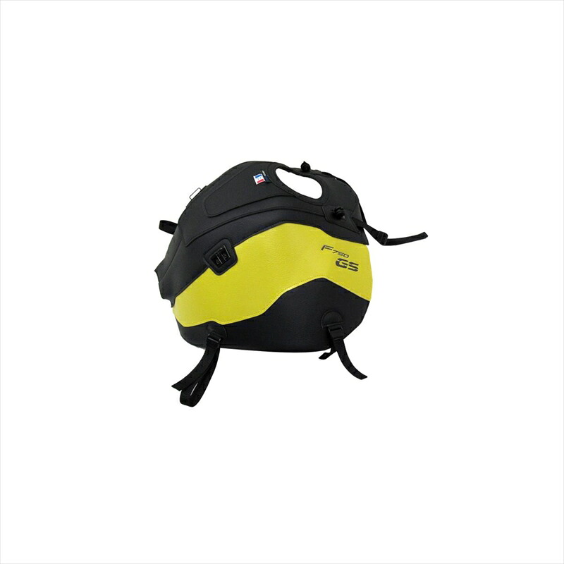 バイクパーツ バグスター タンクカバー マットブラック/サルファーイエロー 1744B 4550255517229 F750GS 18-23