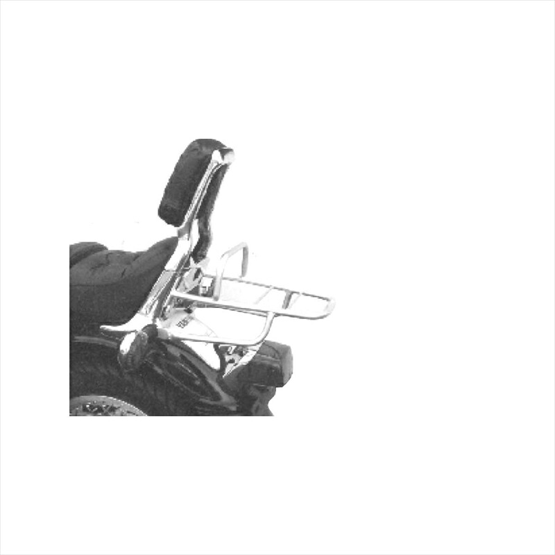 バイクパーツHEPCO&BECKER(ヘプコアンドベッカー) トップケースキャリア リアラック クローム 650494 01 024548664528509XV750/1100 ORG.SISSYBAR 92-99|バイク用品はとやグループ2号店