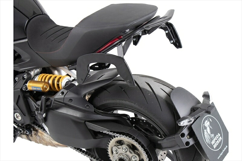 バイクパーツHEPCO&BECKER(ヘプコアンドベッカー) C-Bowサイドキャリア ブラック6307578 00 014549950967378｜バイク用品はとやグループ2号店