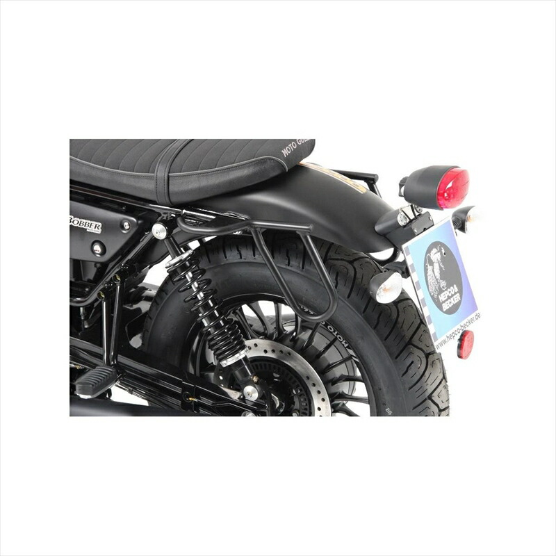 バイクパーツHEPCO&BECKER(ヘプコアンドベッカー) レザーバッグホルダー ブラック 626547 00 014550255031251V9 Bobber Sports 19-20/Bobber16-20｜バイク用品はとやグループ2号店
