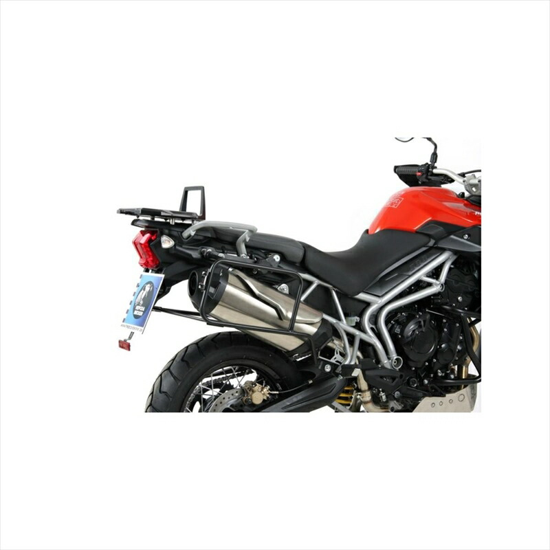 バイクパーツ HEPCO&BECKER(ヘプコアンドベッカー) トップケースキャリア アルラック ブラック 6507505 01 01 4548664511570 Tiger800/XC/XCX/XCA/XR/XRX/XRT 10-19