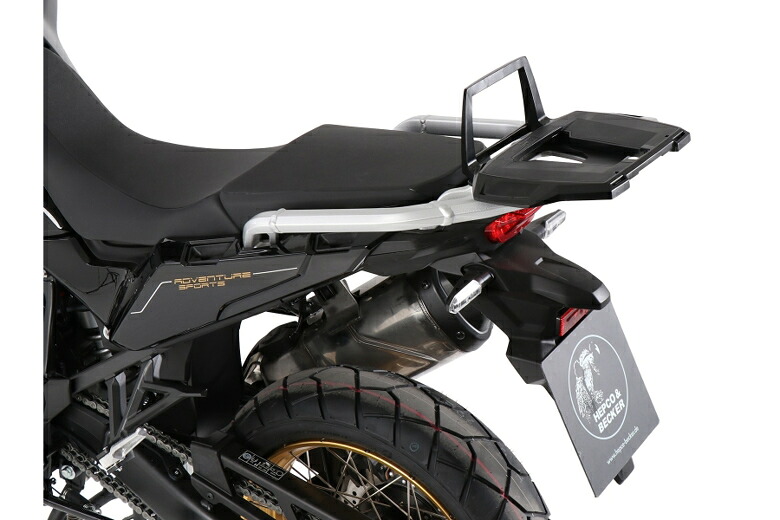バイクパーツ HEPCO&BECKER(ヘプコアンドベッカー) トップケースキャリア アルラック ブラック 6559522 01 01 4549950966579 CRF1100L Africa Twin/Adventure Sports 19-25