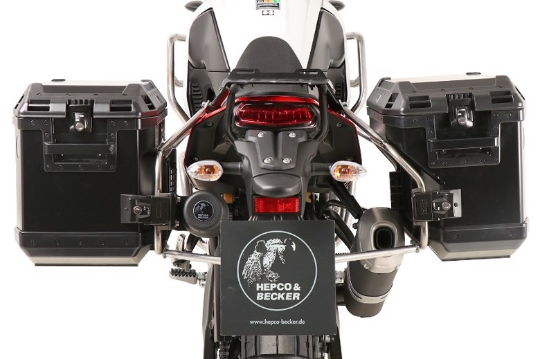 バイクパーツHEPCO&BECKER(ヘプコアンドベッカー) サイドキャリア カットアウトセット サイドケース エクスプローラー ブラック付 6514564 00 22-01-404550255324674Tenere 700/Rally 19-25|バイク用品はとやグループ2号店