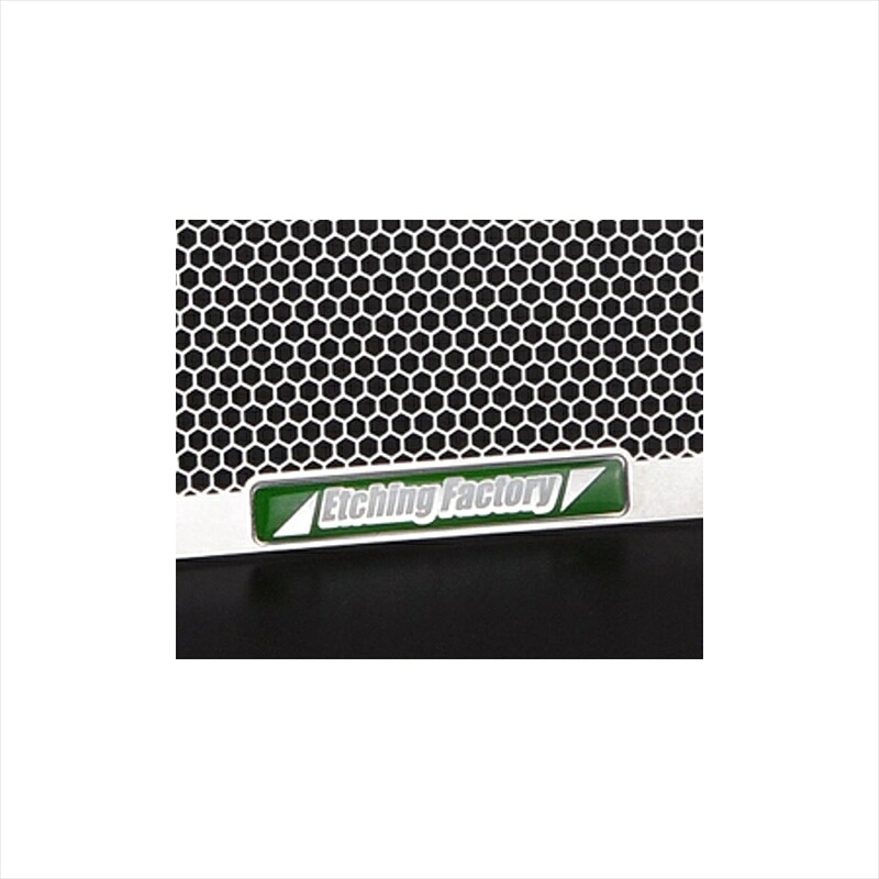 バイクパーツ 冷却系エッチングファクトリー ラジエターガード エンブレム緑 RGH-CBR250-01 4549950324683CBR250RR 17-｜バイク用品はとやグループ2号店