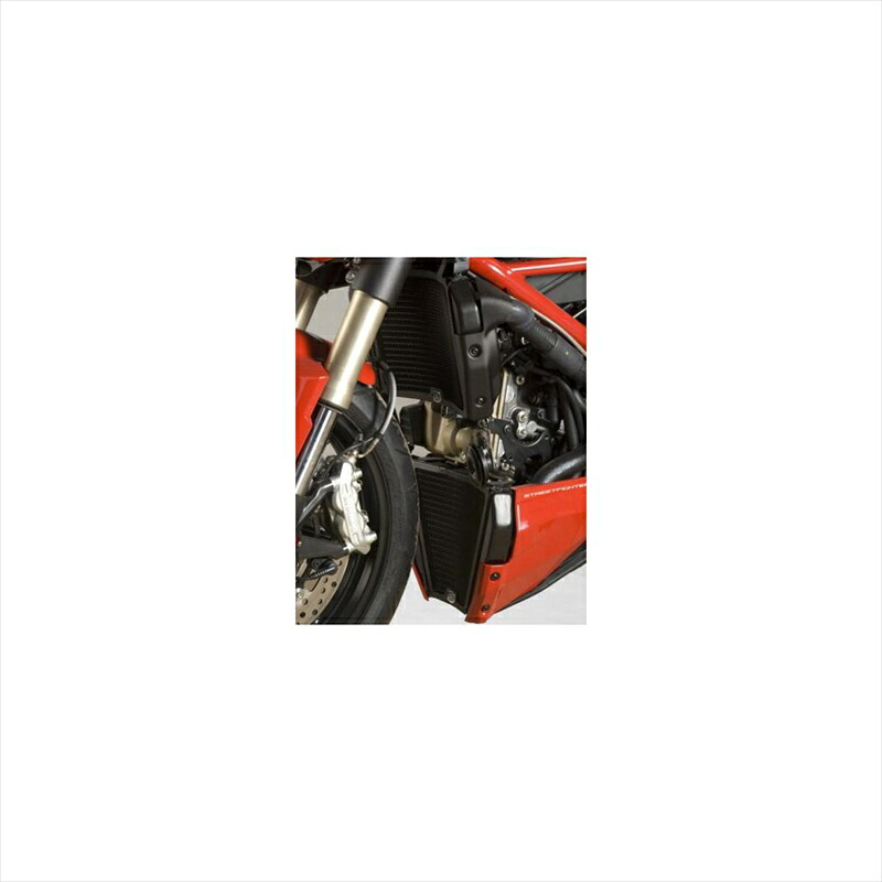 バイクパーツ 冷却系アールアンドジー ラジエターガードセット レッドRG-RAD0116RE 4582483533863DUCATI 848Streetfighter 12-｜バイク用品はとやグループ2号店