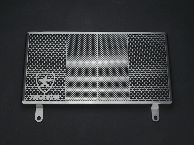 バイクパーツTRICK STAR(トリックスター) ラジエターコアガード ブラックメッキ VHG-015D-BM4560417401402|バイク用品はとやグループ2号店