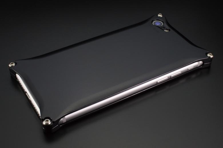 バイク用品 電子機器類 ギルドデザイン ギルドD ソリッド ブラック iPhone8 7 GI-400B 42424 4522285424242