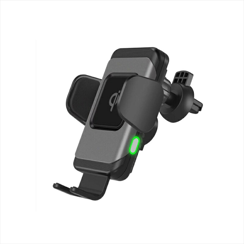 バイクパーツ 電子機器類 アイネット 車載ホルダー型 Qiワイヤレス充電器 73445 4573125836510 自動開閉