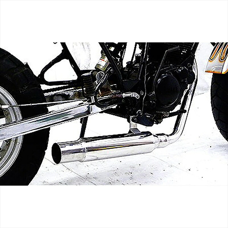 バイクパーツ マフラーウイルズウィン グランドシャープマフラー812-43-01 4548664982080TW200/225｜バイク用品はとやグループ2号店