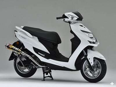 バイク用品 マフラーリアライズレーシング リアライズ ブリンク チタン マフラー シグナス-X EBJ-SEA5J E3T5E340-011-01 4548916774890取寄品|バイク用品はとやグループ2号店