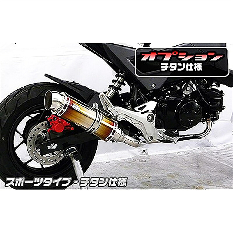 バイクパーツ マフラー ウイルズウィン ロイヤルマフラー フルエキ スポーツ 1712-59-23 4548916919604 チタン GROM(2型)
