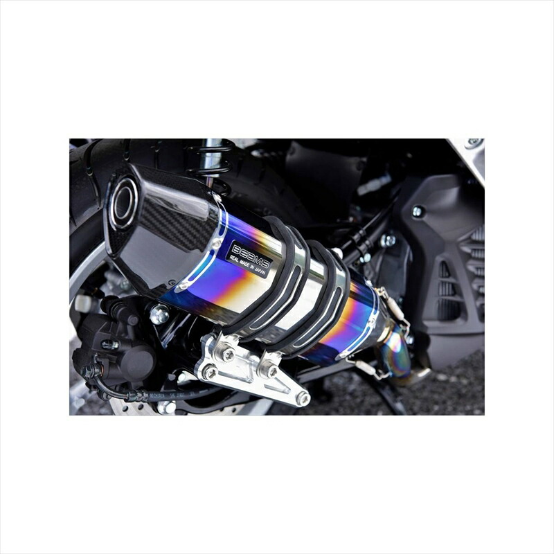 バイクパーツ マフラー ビームスモーターカンパニー CORSA-EVOII ヒートチタン G252-65-001 4582285343974 NMAX155 2BK-SG50J