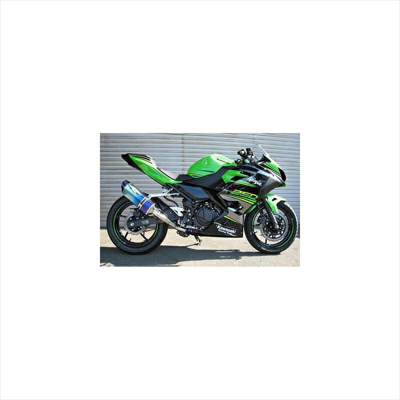 バイクパーツBEET(ビート) ナサートR-Evo TYPE2 ブルーTI 1002-B56-BL4582346464730NINJA250/400 18- チタンレーシングマフラー｜バイク用品はとやグループ2号店 109,416円