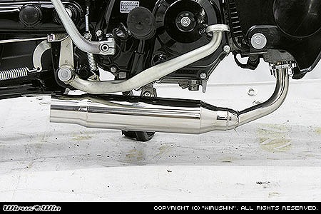 バイク用品 マフラーウイルズウィン Wiruswin シャープダウンマフラー Pgm Fi リトルカブ712 52 11 取寄品 セール 特別価格