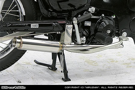 バイク用品 マフラーウイルズウィン Wiruswin ロッドサイレンサー Pgm Fi リトルカブ712 55 11 取寄品 セール 売れ筋ランキングも
