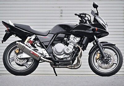 バイク用品 マフラー ヤマモトレーシング ヤマモト.R ステン4-2-1 TYPE-Sチタンサイレンサー CB400SF 08-13 10413-21SSC 4521717004823