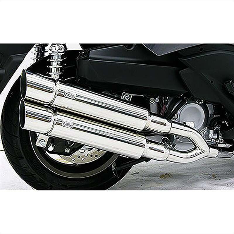 バイクパーツ マフラー ウイルズウィン スタイリッシュツインマフラー/ポッパー 252-14-03 4548664056484 Faze(MF11)