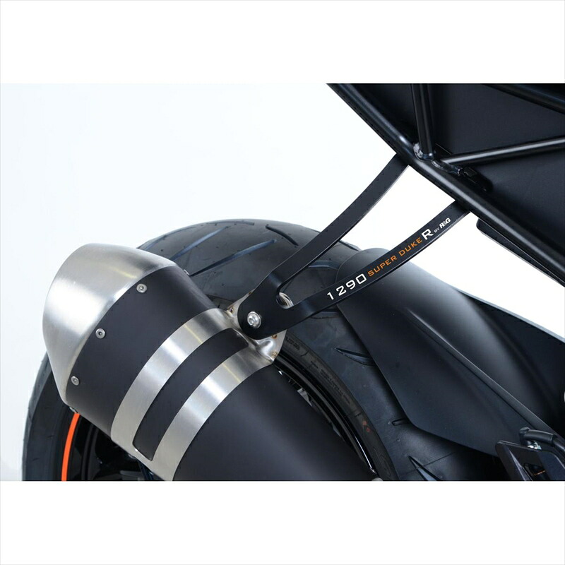 バイクパーツ マフラーアールアンドジー エキゾーストハンガー ブラックRG-EH0081BK 4573382081258KTM 1290Super Duke 17-｜バイク用品はとやグループ2号店 13,889円