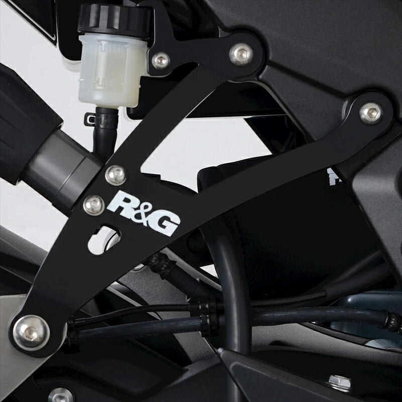 バイクパーツ R&G(アールアンドジー) エキゾーストハンガー ブラック RG-EH0098BKA 4580041237673