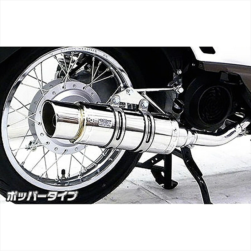 バイクパーツ マフラー ウイルズウィン ロイヤルマフラーポッパータイプ 572-59-02 4548664520299 スクーピー110i