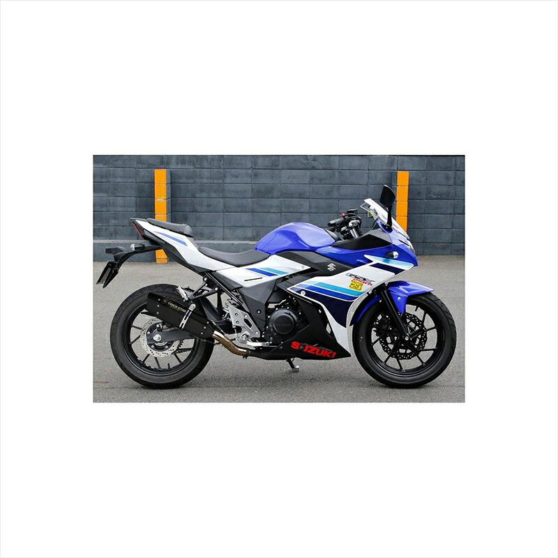 バイクパーツ マフラートリックスター 政府認証S/O イカヅチブラックED JSS-309-L7BT 4573269962540ショート GSX250R|バイク用品はとやグループ2号店