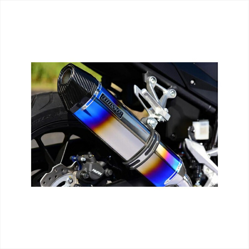 バイクパーツ マフラー ビームスモーターカンパニー CORSA-EVO2 ヒートチタン スリップオン G191-65-P6J 4582285346128 CBR400R 2BL-NC56
