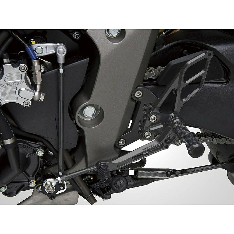バイクパーツ ステップ ケイファクトリー ライディングステップ アルミ/SPブラック 062MZBR053R 4548664265640