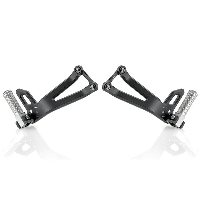 バイクパーツ rizoma(リゾマ) Passenger peg mount kit PE680B 4550255098049 (B)ブラック MT-07/MT-09/MT-10/XSR700/XSR900