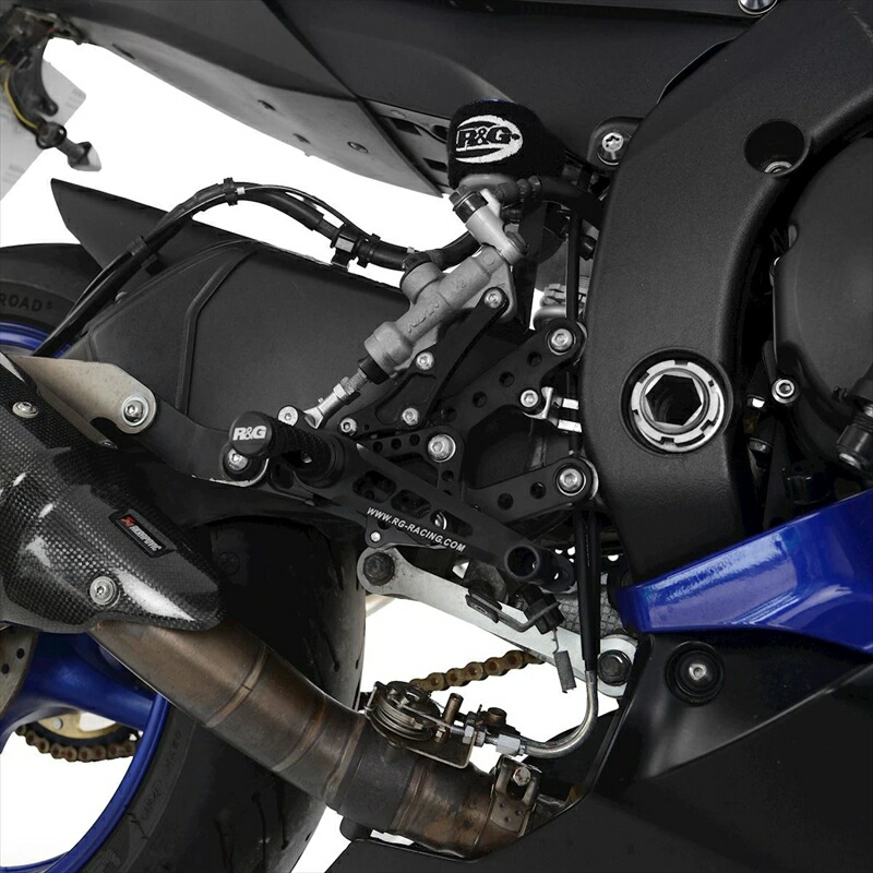バイクパーツ R&G(アールアンドジー) 可変レーシングステップキット ブラック RG-RSET33BK 4573382081517