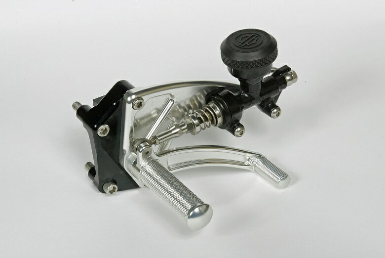 バイク用品 ステップ ミスミエンジニアリング ミスミ エンジニア バックステップ ブラック スポーツスター 04- 4550255168285