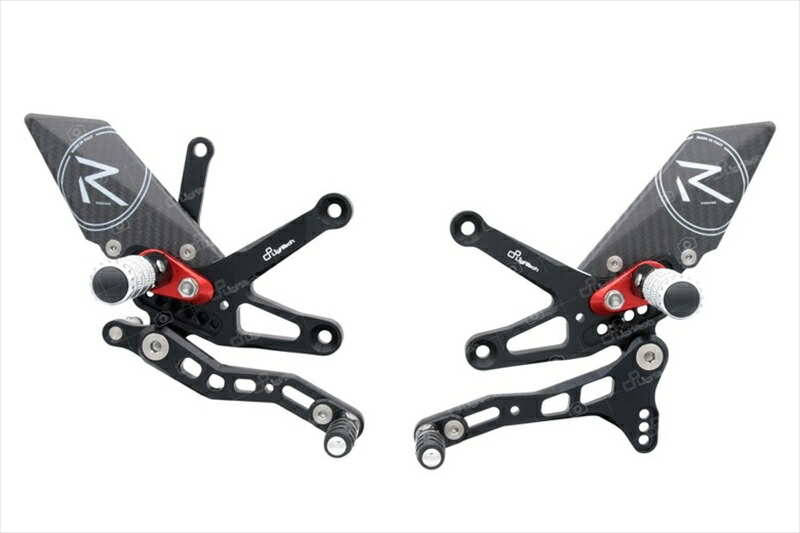 バイク用品 ステップ ライテック ライテック 可倒式ADJステップキット R-Ver BLK ZX-10R 16-19 FTRKA006R 4550255334543