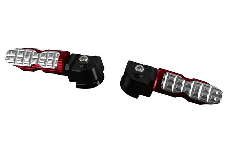 バイクパーツBIKERS(バイカーズ) タンデムステップ レッドK0313-RED4548916430734|バイク用品はとやグループ2号店