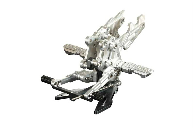 バイクパーツBIKERS(バイカーズ) バックステップ シルバーK0114-SLV4548916435050|バイク用品はとやグループ2号店