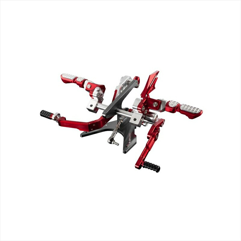 バイクパーツ BIKERS(バイカーズ) バックステップ レッド K0147-RED 4548916441846 KSR PRO 14