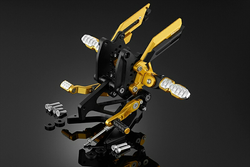 バイクパーツBIKERS(バイカーズ) バックステップ ライトゴールドK0306-LGD4548916717323｜バイク用品はとやグループ2号店