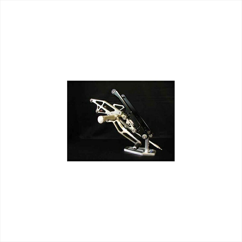 バイクパーツWOODSTOCK(ウッドストック) バックステップキットBLK/シャンパンGLD WBS-S02-004547424436535GSX1100S FE 刀 00｜バイク用品はとやグループ2号店