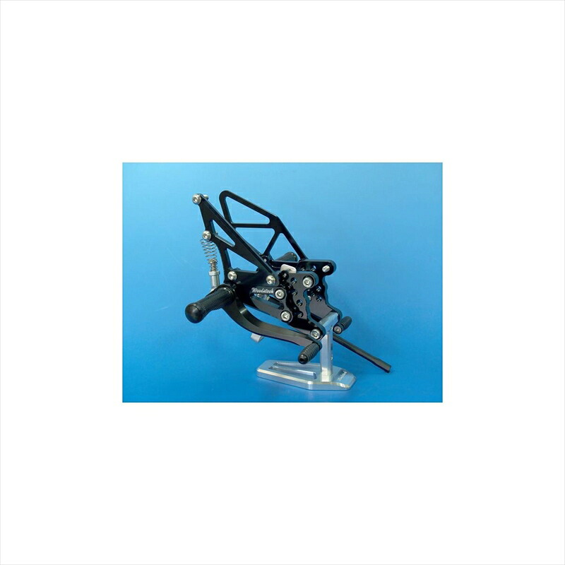 バイクパーツWOODSTOCK(ウッドストック) ステップキット 5POS/BLK WBS-K20-BB4547567633044ZX-10R 08-10｜バイク用品はとやグループ2号店
