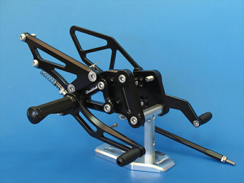 バイクパーツ WOODSTOCK(ウッドストック) ステップキット 4POS/BLK WBS-K23-BB 4547567720447
