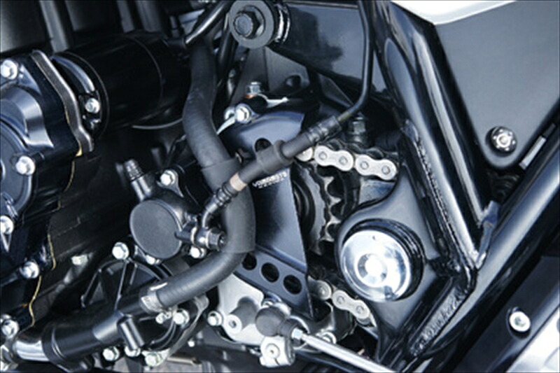 バイク用品 ステップヤマモトレーシング ヤマモト.R SPEC-A スプロケットカバー シルバー CB1300SF 03-00012-33 4548664857807｜バイク用品はとやグループ2号店