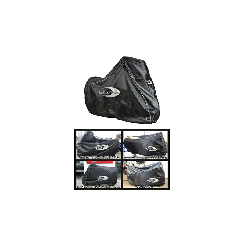 バイクパーツ 保管 盗難防止 アールアンドジー アウトドアバイクカバー ブラック RG-BC0007BK 4573382082842 Adventure Cover